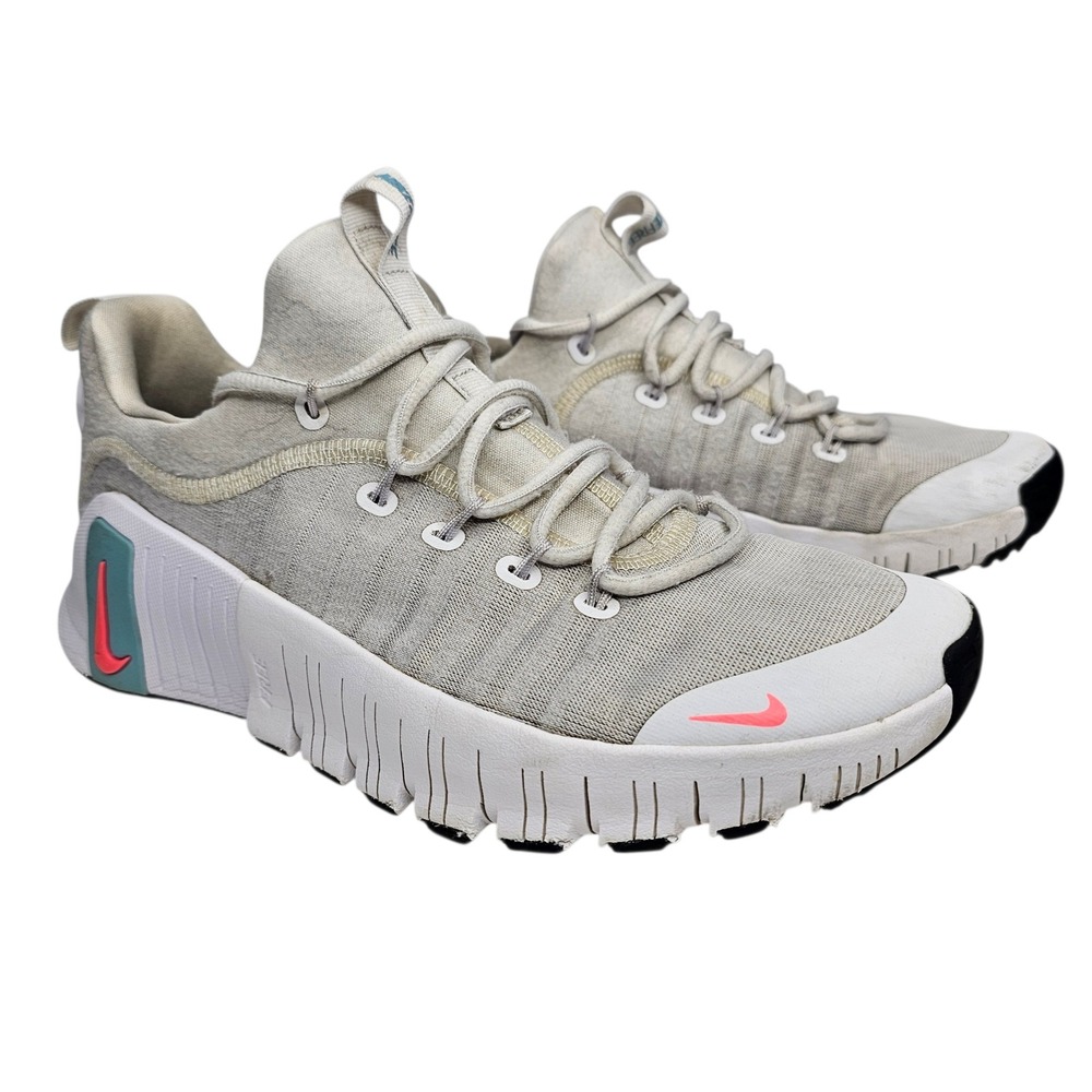 Nike Free Metcon 6 Womens Size 11.5 Light Bone Phantom Training Shoes FJ7126-102